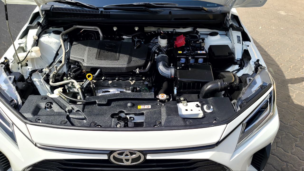 Toyota Yaris 2023 engine bay in excellent condition